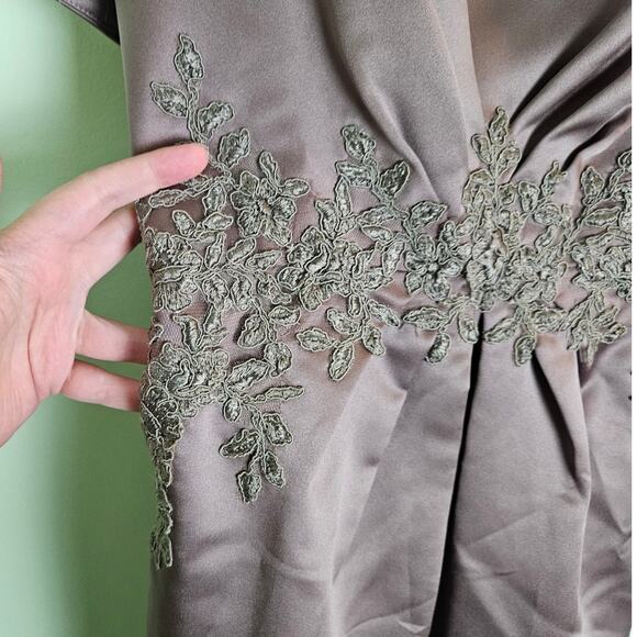 Jade by Jasmine VD Cocktail Dress w/ Matching Cropped Bolero Jacket Size 2 - Picture 9 of 14